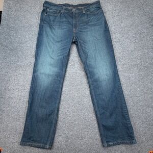 Levis 541 Athletic Taper Jeans Mens 38x32 (Fits 32x31) Blue Stretch Denim Indigo